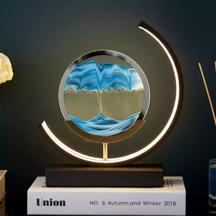 Lampara de Arena 3d media Luna (12)