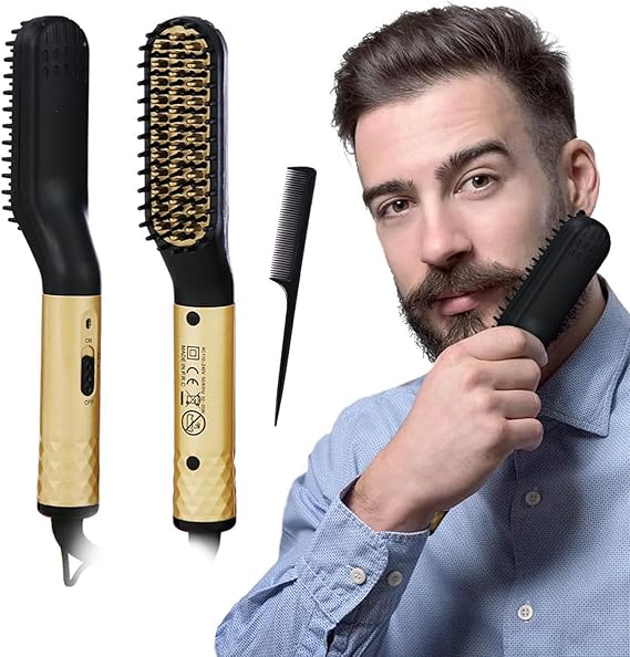 (P-05) Cepillo alisador de barba para hombres_ con tecnología iónica (1)